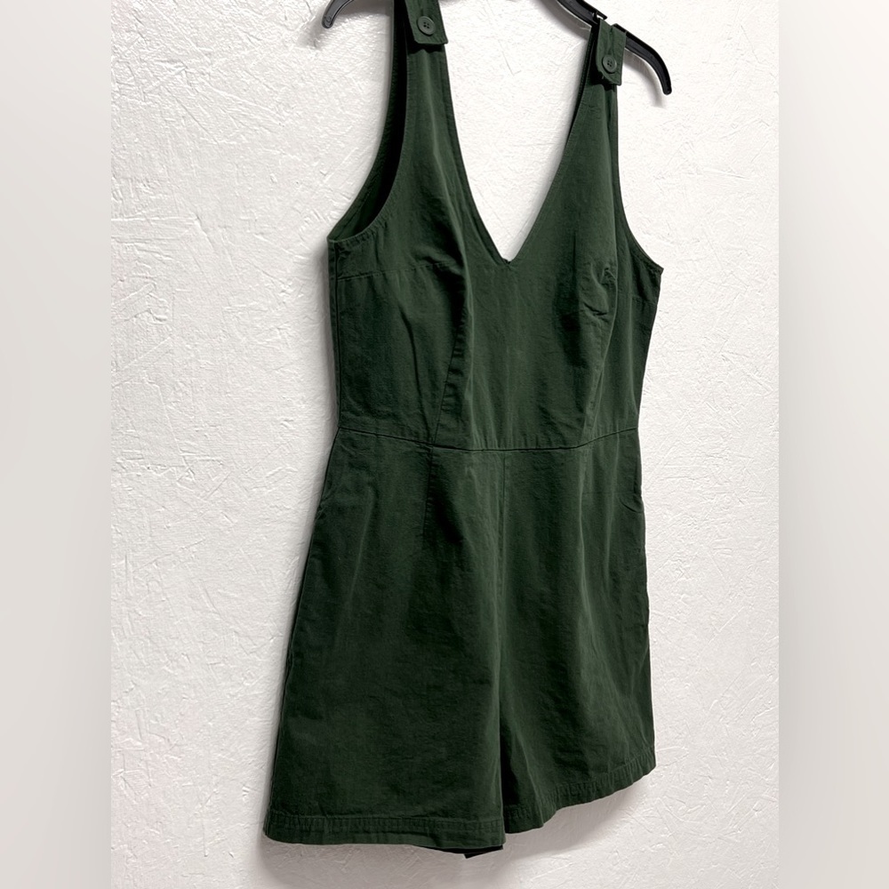 Women's Organic V-Neck Romper - Impact United By Blue - M - Picture 4 of 14